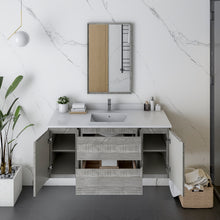 Load image into Gallery viewer, Fresca Formosa 48&quot; Floor Standing Modern Bathroom Cabinet w/ Top &amp; Sink in Ash- Fresca