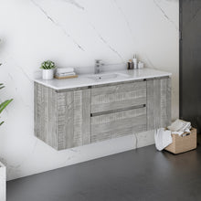 Load image into Gallery viewer, Fresca Formosa 48&quot; Floor Standing Modern Bathroom Cabinet w/ Top &amp; Sink in Ash- Fresca