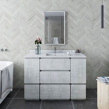 Load image into Gallery viewer, Fresca Formosa 47&quot; Floor Standing Modern Bathroom Cabinet in Rustic White- Fresca