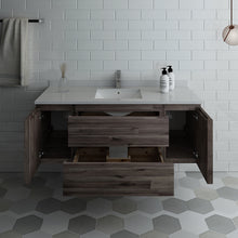 Load image into Gallery viewer, Fresca Formosa 54&quot; Wall Hung Modern Bathroom Cabinet w/ Top &amp; Sink- Fresca