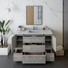Load image into Gallery viewer, Fresca Formosa 54&quot; Floor Standing Modern Bathroom Cabinet w/ Top &amp; Sink in Ash- Fresca