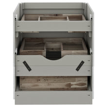 Load image into Gallery viewer, Fresca Formosa 53" Floor Standing Modern Bathroom Cabinet in Rustic White- Fresca