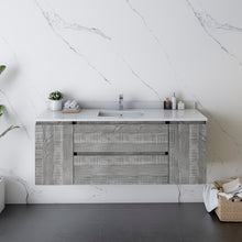 Load image into Gallery viewer, Fresca Formosa 53" Wall Hung Modern Bathroom Cabinet in Ash- Fresca