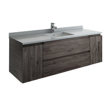 Load image into Gallery viewer, Fresca Formosa 60&quot; Wall Hung Single Sink Modern Bathroom Cabinet w/ Top &amp; Sink- Fresca