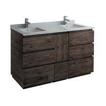 Load image into Gallery viewer, Fresca Formosa 60&quot; Floor Standing Double Sink Modern Bathroom Cabinet w/ Top &amp; Sinks- Fresca