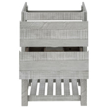 Load image into Gallery viewer, Fresca Formosa 58&quot; Floor Standing Open Bottom Double Sink Modern Bathroom Cabinet in Ash- Fresca