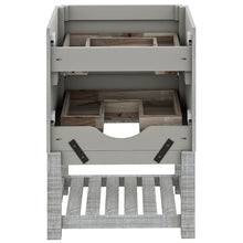 Load image into Gallery viewer, Fresca Formosa 46&quot; Floor Standing Open Bottom Double Sink Modern Bathroom Cabinet in Ash- Fresca