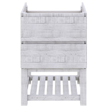 Load image into Gallery viewer, Fresca Formosa 46&quot; Floor Standing Open Bottom Double Sink Modern Bathroom Cabinet in Rustic White- Fresca