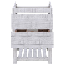 Load image into Gallery viewer, Fresca Formosa 46&quot; Floor Standing Open Bottom Double Sink Modern Bathroom Cabinet in Rustic White- Fresca