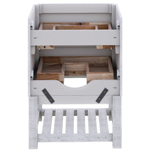 Load image into Gallery viewer, Fresca Formosa 46&quot; Floor Standing Open Bottom Double Sink Modern Bathroom Cabinet in Rustic White- Fresca