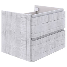 Load image into Gallery viewer, Fresca Formosa 46" Wall Hung Double Sink Modern Bathroom Cabinet in Rustic White- Fresca