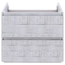 Load image into Gallery viewer, Fresca Formosa 46" Wall Hung Double Sink Modern Bathroom Cabinet in Rustic White- Fresca