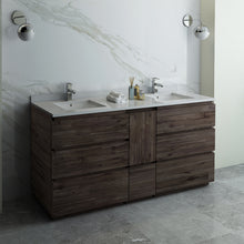 Load image into Gallery viewer, Fresca Formosa 72&quot; Floor Standing Double Sink Modern Bathroom Cabinet w/ Top &amp; Sinks- Fresca