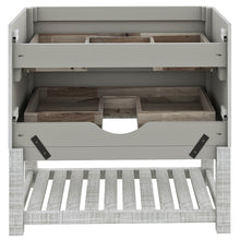 Load image into Gallery viewer, Fresca Formosa 70&quot; Floor Standing Open Bottom Double Sink Modern Bathroom Cabinet in Ash- Fresca