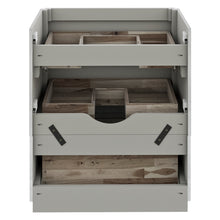 Load image into Gallery viewer, Fresca Formosa 58&quot; Floor Standing Double Sink Modern Bathroom Cabinet in Ash- Fresca