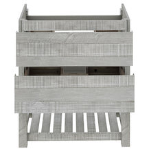 Load image into Gallery viewer, Fresca Formosa 58&quot; Floor Standing Open Bottom Double Sink Modern Bathroom Cabinet in Ash- Fresca