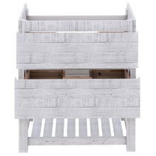 Load image into Gallery viewer, Fresca Formosa 58&quot; Floor Standing Open Bottom Double Sink Modern Bathroom Cabinet in Rustic White- Fresca