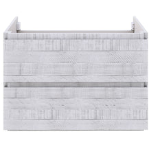Load image into Gallery viewer, Fresca Formosa 58&quot; Wall Hung Double Sink Modern Bathroom Cabinet in Rustic White- Fresca
