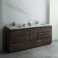 Load image into Gallery viewer, Fresca Formosa 82&quot; Floor Standing Double Sink Modern Bathroom Cabinet- Fresca