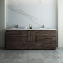 Load image into Gallery viewer, Fresca Formosa 82&quot; Floor Standing Double Sink Modern Bathroom Cabinet- Fresca