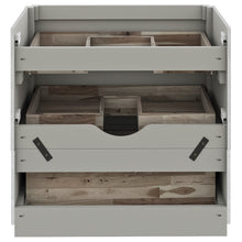 Load image into Gallery viewer, Fresca Formosa 82&quot; Floor Standing Double Sink Modern Bathroom Cabinet in Ash- Fresca