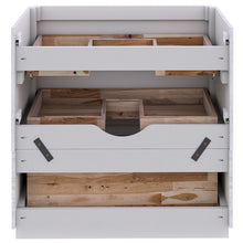 Load image into Gallery viewer, Fresca Formosa 82&quot; Floor Standing Double Sink Modern Bathroom Cabinet in Rustic White- Fresca