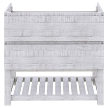 Load image into Gallery viewer, Fresca Formosa 82&quot; Floor Standing Open Bottom Double Sink Modern Bathroom Cabinet in Rustic White- Fresca