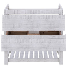 Load image into Gallery viewer, Fresca Formosa 82&quot; Floor Standing Open Bottom Double Sink Modern Bathroom Cabinet in Rustic White- Fresca