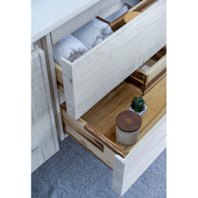 Load image into Gallery viewer, Fresca Formosa 82&quot; Wall Hung Double Sink Modern Bathroom Cabinet in Rustic White- Fresca
