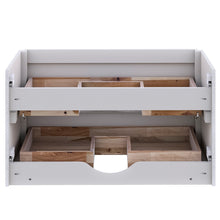 Load image into Gallery viewer, Fresca Formosa 82&quot; Wall Hung Double Sink Modern Bathroom Cabinet in Rustic White- Fresca