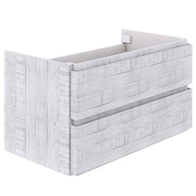 Load image into Gallery viewer, Fresca Formosa 82&quot; Wall Hung Double Sink Modern Bathroom Cabinet in Rustic White- Fresca