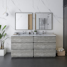 Load image into Gallery viewer, Fresca Formosa 70&quot; Floor Standing Double Sink Modern Bathroom Cabinet in Ash- Fresca