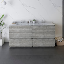 Load image into Gallery viewer, Fresca Formosa 70&quot; Floor Standing Double Sink Modern Bathroom Cabinet in Ash- Fresca