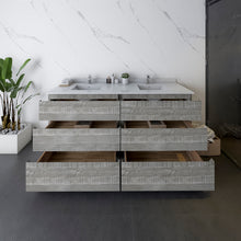 Load image into Gallery viewer, Fresca Formosa 70&quot; Floor Standing Double Sink Modern Bathroom Cabinet in Ash- Fresca