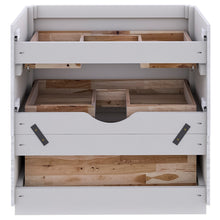 Load image into Gallery viewer, Fresca Formosa 70&quot; Floor Standing Double Sink Modern Bathroom Cabinet in Rustic White- Fresca