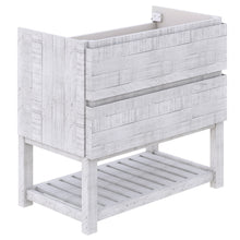 Load image into Gallery viewer, Fresca Formosa 70&quot; Floor Standing Open Bottom Double Sink Modern Bathroom Cabinet in Rustic White- Fresca