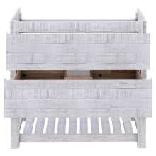 Load image into Gallery viewer, Fresca Formosa 70&quot; Floor Standing Open Bottom Double Sink Modern Bathroom Cabinet in Rustic White- Fresca