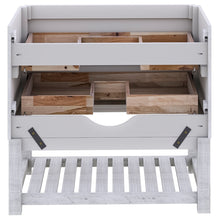 Load image into Gallery viewer, Fresca Formosa 70&quot; Floor Standing Open Bottom Double Sink Modern Bathroom Cabinet in Rustic White- Fresca