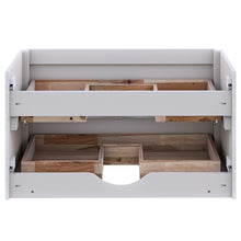 Load image into Gallery viewer, Fresca Formosa 70&quot; Wall Hung Double Sink Modern Bathroom Cabinet in Rustic White- Fresca