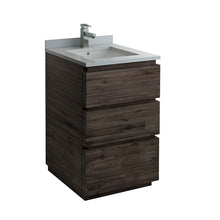 Load image into Gallery viewer, Fresca Formosa 24&quot; Wall Hung Modern Bathroom Cabinet w/ Top &amp; Sink- Fresca