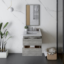 Load image into Gallery viewer, Fresca Formosa 24&quot; Floor Standing Modern Bathroom Cabinet w/ Top &amp; Sink in Ash- Fresca