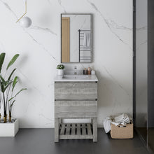 Load image into Gallery viewer, Fresca Formosa 23" Floor Standing Open Bottom Modern Bathroom Cabinet in Ash- Fresca