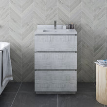 Load image into Gallery viewer, Fresca Formosa 23" Floor Standing Modern Bathroom Cabinet in Rustic White- Fresca