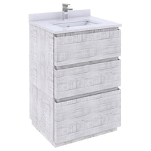 Load image into Gallery viewer, Fresca Formosa 23" Floor Standing Modern Bathroom Cabinet in Rustic White- Fresca