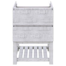 Load image into Gallery viewer, Fresca Formosa 23" Floor Standing Open Bottom Modern Bathroom Cabinet in Rustic White- Fresca