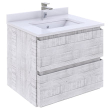 Load image into Gallery viewer, Fresca Formosa 23" Wall Hung Modern Bathroom Cabinet in Rustic White- Fresca