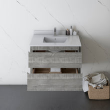 Load image into Gallery viewer, Fresca Formosa 29" Wall Hung Modern Bathroom Cabinet in Ash- Fresca
