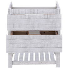 Load image into Gallery viewer, Fresca Formosa 29" Floor Standing Open Bottom Modern Bathroom Cabinet in Rustic White- Fresca