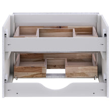 Load image into Gallery viewer, Fresca Formosa 29" Wall Hung Modern Bathroom Cabinet in Rustic White- Fresca