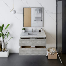 Load image into Gallery viewer, Fresca Formosa 36&quot; Wall Hung Modern Bathroom Cabinet w/ Top &amp; Sink in Ash- Fresca
